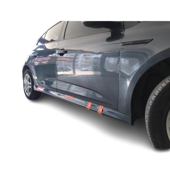 Renault Megane 4 (2016-2022) Aero Style Yan Marşpiyel Seti (Plastik) ürün görseli 1