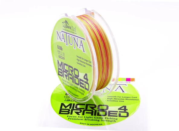 Duraking Natuna Micro 4x 150mt Multicolor İp Misina - Resim 3
