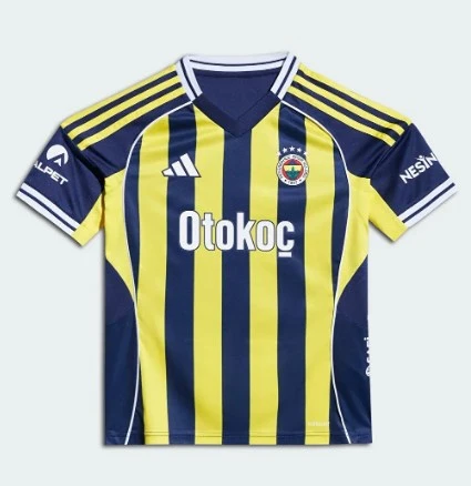Fenerbahçe Orijinal Lisanslı Fenerbahçe 2025/26 Çubuklu Jr Forma ürün görseli 1