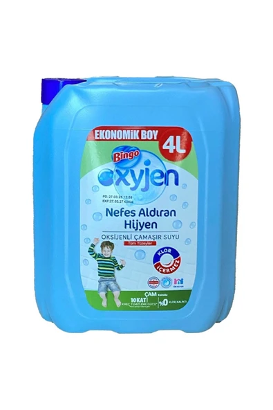 Bingo Oksijenli Çamaşır Suyu Çam Kokulu 4 L ürün görseli 1