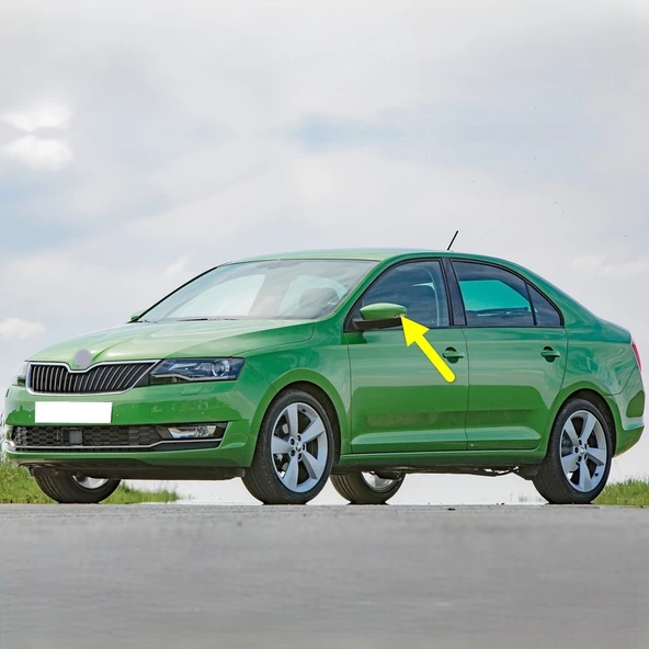 Skoda Rapid 2016-2020 Sol Dikiz Ayna Sinyal Lamba Camı 6V0949101A ürün görseli 1