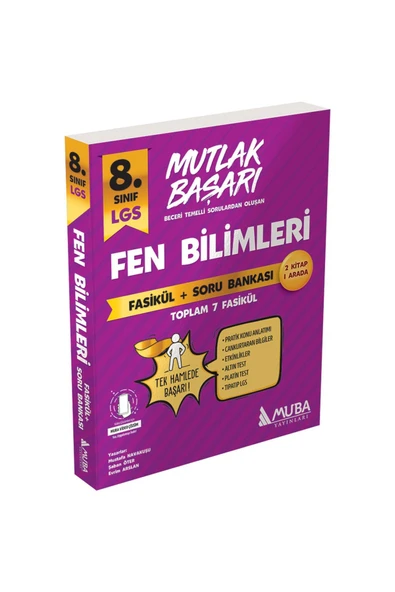 2024 - MB 8.Sınıf Fen Bilimleri Fasikül + Soru Bankası ürün görseli 1