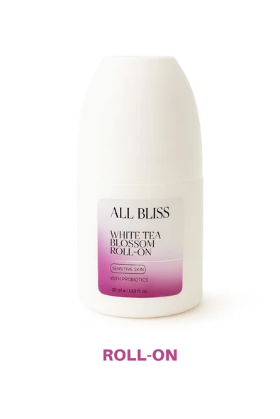 ALL BLİSS All Bliss Roll On 50 ml  White Tea Ter Kokusu Önleyici Ferahlatıcı Bakım ürün görseli 1