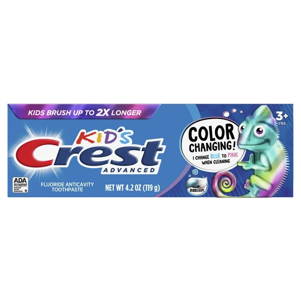 Crest Kids Advanced Renk Değiştiren Florürlü Çocuk Diş Macunu 119 GR ürün görseli 1