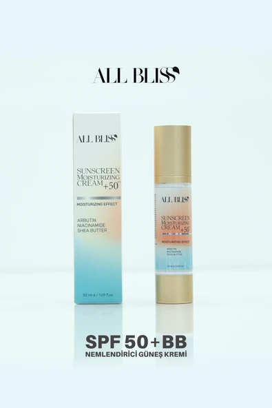 ALL BLİSS All Bliss SPF 50+ Nemlendirici Güneş Kremi 50 ml  Yüksek Korumalı  Yoğun Nemlendirici Güneş Bakımı ürün görseli 1