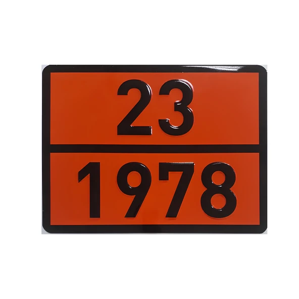 Metal 40x30 cm Levha (1 Adet) 23-1978 Likit Propan Sıvı Propan Taşımacılığı Tehlikeli Madde ürün görseli 1