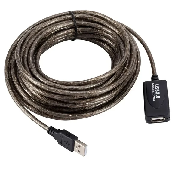 Usb 2.0 extension kablo güçlendirilmiş usb 2.0 extension kablo 10m ürün görseli 1