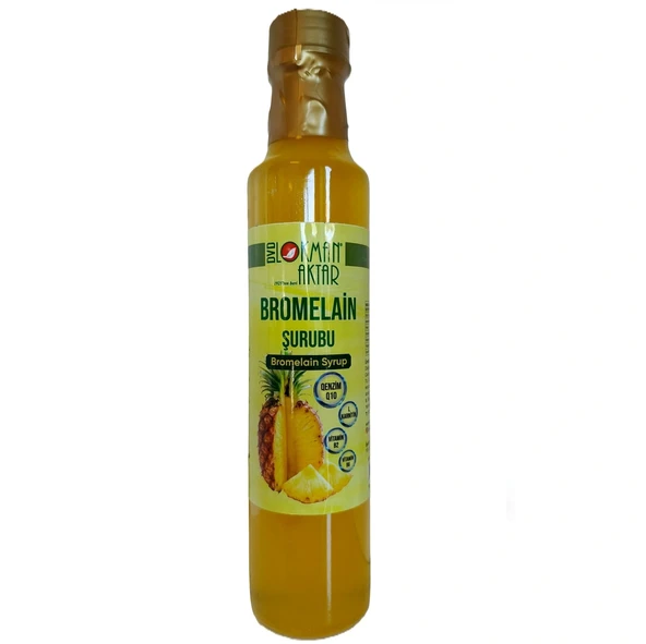 Bromelain Şurubu, Katkısız, 250ml 1 Adet, DVD Lokman Aktar ürün görseli 1