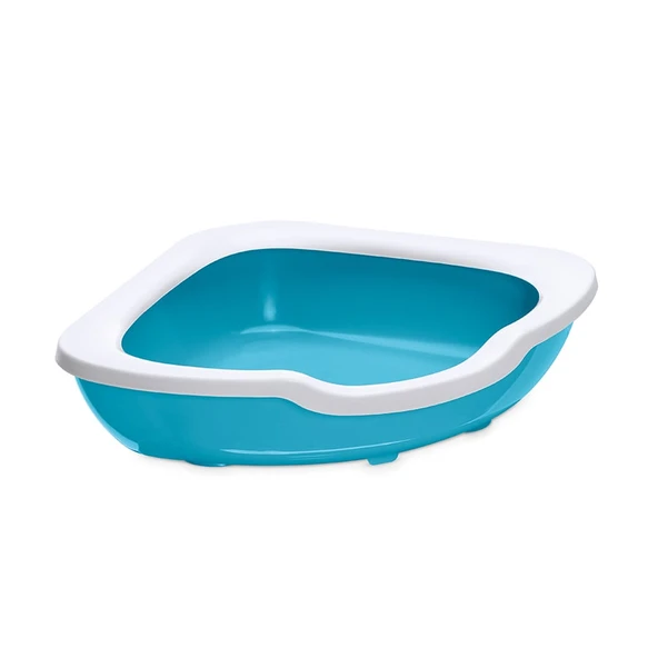 Imac Fred Açık Köşe Kedi Tuvaleti 51x51x15,5cm ürün görseli 1