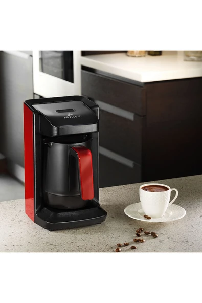Cafe Turc Kahve Makinesi Kırmızı ürün görseli 1