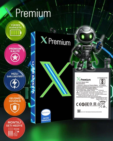 Redmi Note 6 Pro (BN48) Batarya Xpremium – 3900 mAh Süper Yüksek Kapasiteli Güçlendirilmiş Pil ürün görseli 1