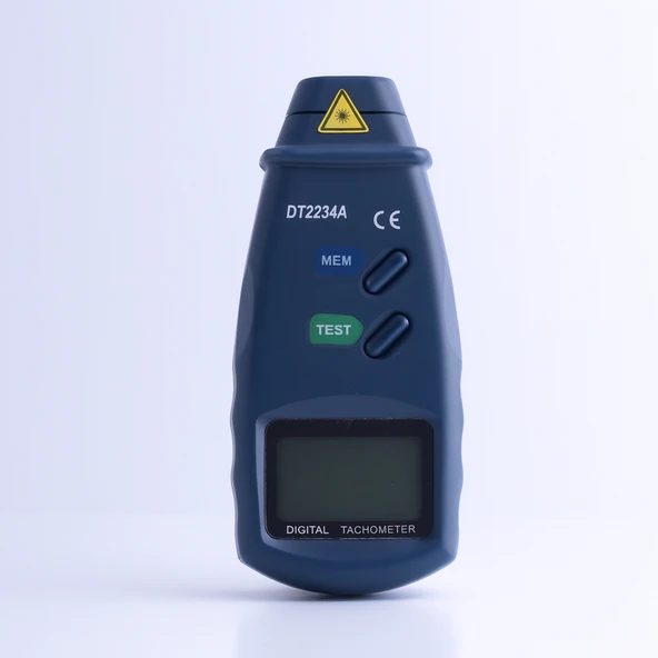 Dijital Lazer Takometre Motor Sanayi Tipi Makine Hassas Devir Ölçer RPM Metre El Tipi Ölçüm Cihazı ürün görseli 1