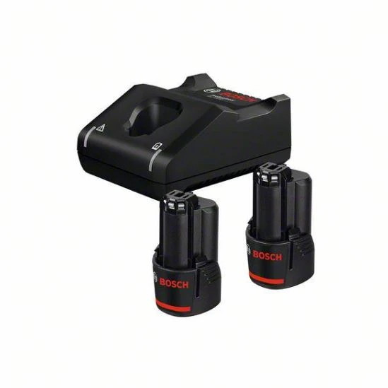 BOSCH 12V BAŞLANGIÇ SETİ 2x2.0 Ah + GAL 12V-40 ürün görseli 1