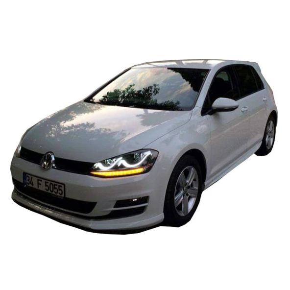 Volkswagen Golf 7 (2012-2019) Aerodinamik Yan Marşpiyel Seti (Plastik) ürün görseli 1