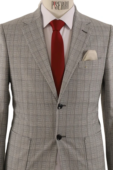 Erkek Tek Ceket Slim Fit - Resim 4