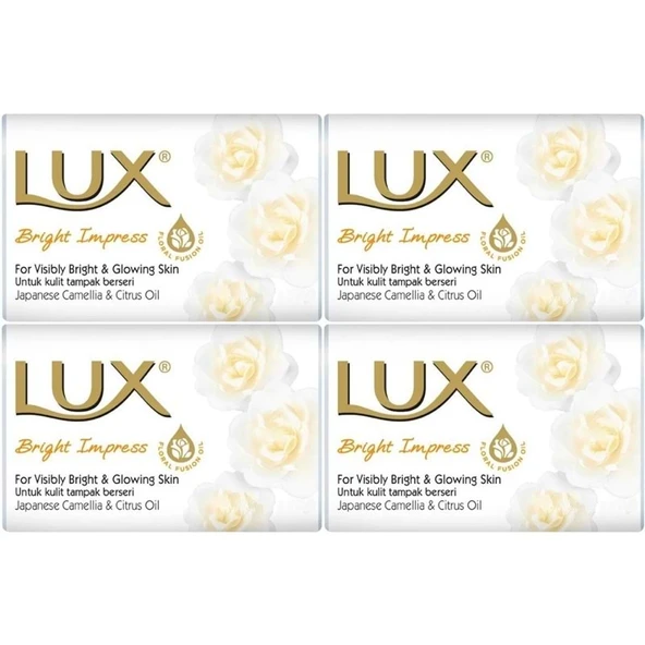 Lux Sabun 80GR Bright Impress (Etkileyici Parlaklık) (4 Lü Set) ürün görseli 1