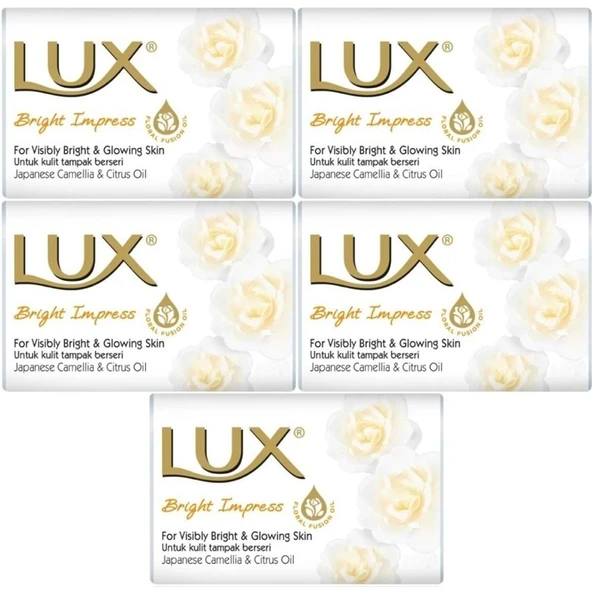 Lux Sabun 80GR Bright Impress (Etkileyici Parlaklık) (5 Li Set) ürün görseli 1