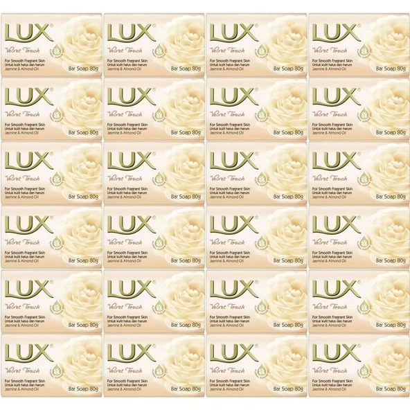 Lux Sabun 80GR Velvet Touch (Kadife Dokunuş) (24 Lü Set) ürün görseli 1