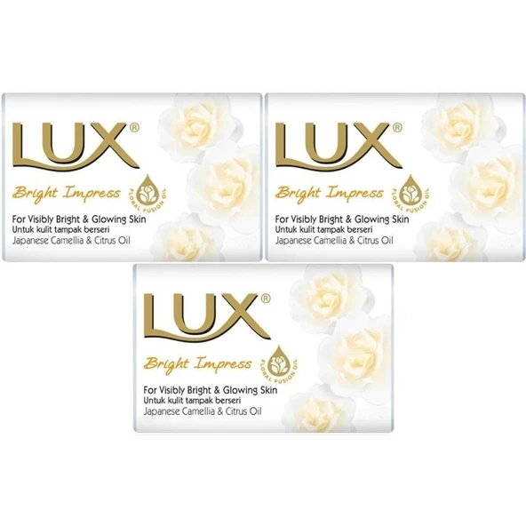 Lux Sabun 80GR Bright Impress (Etkileyici Parlaklık) (3 Lü Set) ürün görseli 1
