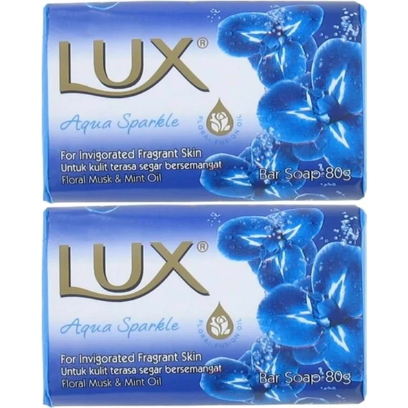 Lux Sabun 80GR Aqua Sparkle (Su Gibi Işıltı) (2 Li Set) ürün görseli 1