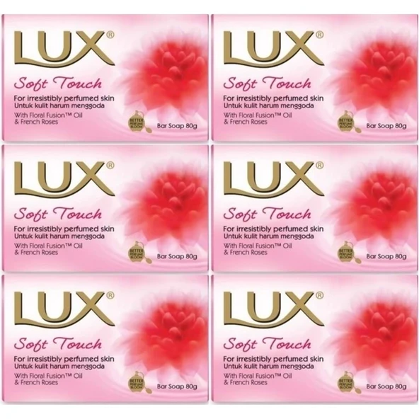 Lux Sabun 80GR Soft Touch (Yumuşak Dokunuş) (6 Lı Set) ürün görseli 1