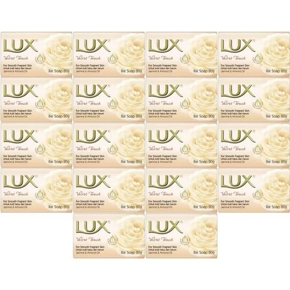 Lux Sabun 80GR Velvet Touch (Kadife Dokunuş) (18 Li Set) ürün görseli 1