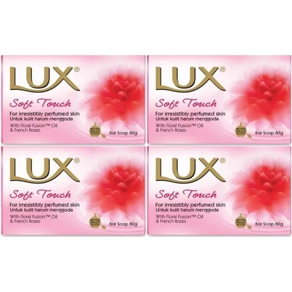 Lux Sabun 80GR Soft Touch (Yumuşak Dokunuş) (4 Lü Set) ürün görseli 1