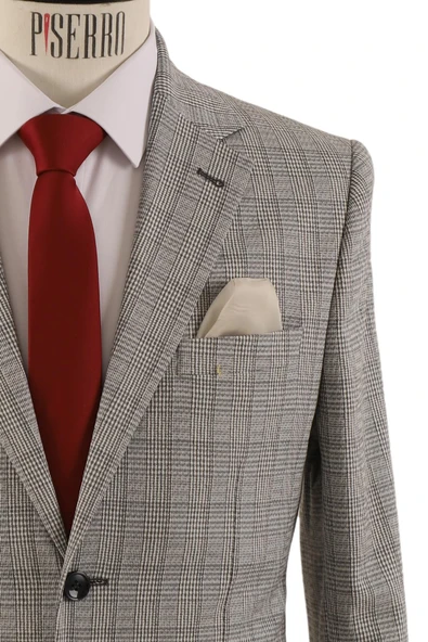 Erkek Tek Ceket Slim Fit - Resim 5