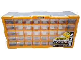 Süper Bag ASR-6003 40'lı Büyük Monoblok Yatay Çekmece Seti Prof Bag ürün görseli 1