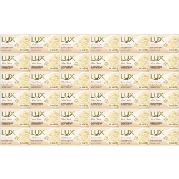 Lux Sabun 80GR Velvet Touch (Kadife Dokunuş) (36 Lı Set) ürün görseli 1