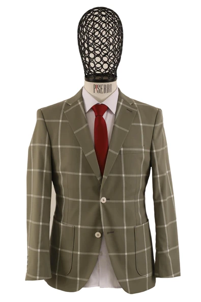 Slim Fit Erkek Tek Ceket - Resim 3