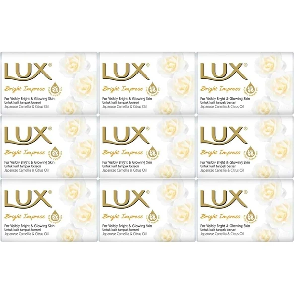 Lux Sabun 80GR Bright Impress (Etkileyici Parlaklık) (9 Lu Set) ürün görseli 1