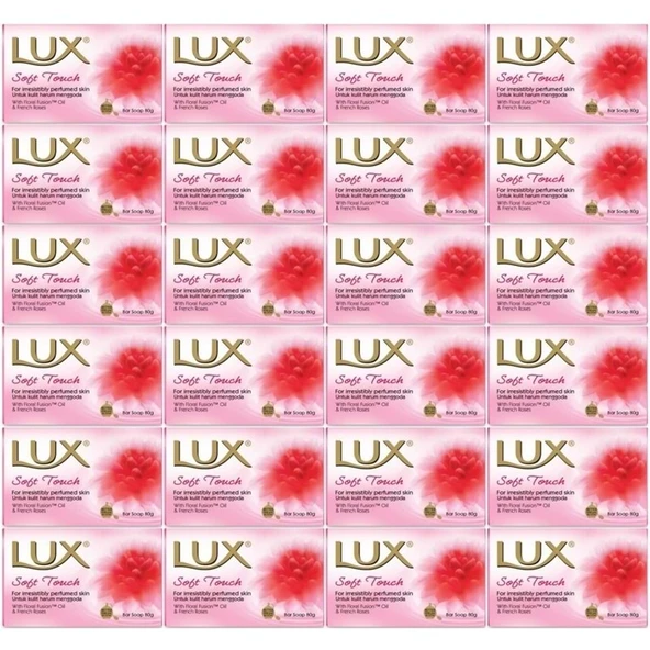 Lux Sabun 80GR Soft Touch (Yumuşak Dokunuş) (24 Lü Set) ürün görseli 1