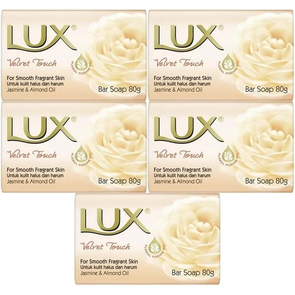 Lux Sabun 80GR Velvet Touch (Kadife Dokunuş) (5 Li Set) ürün görseli 1