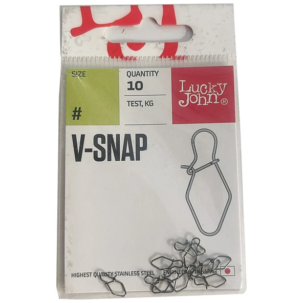 Lucky John 5115 V-Snap 10 Adet Suni Yem Klipsi  #1 10kg ürün görseli 1