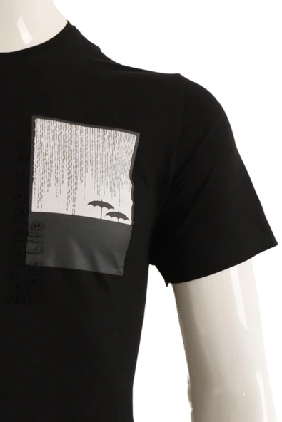 T-Shirt Slim Fit Erkek - Resim 6