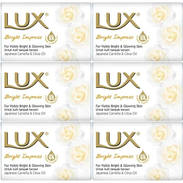 Lux Sabun 80GR Bright Impress (Etkileyici Parlaklık) (6 Lı Set) ürün görseli 1