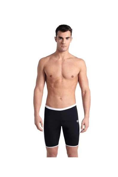 Arena Men's Arena Icons Swim Jammer Solid Erkek Yüzücü Mayo Siyah ürün görseli 1