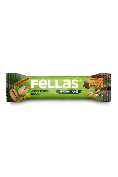 Fellas Meyve Bar - Antep Fıstıklı ve Kakaolu (40 g) x 12 Adet ürün görseli 1