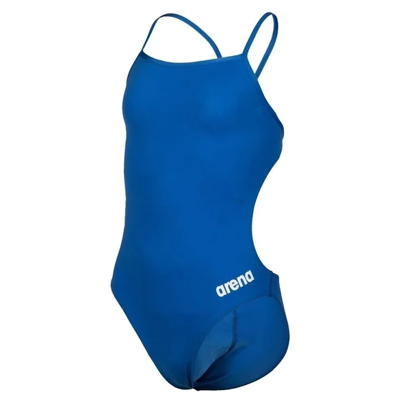 Arena Team Swimsuit Challenge Solid Çocuk Mavi Yüzücü Mayosu ürün görseli 1