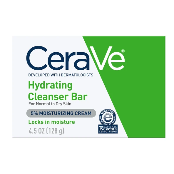CeraVe Normal ve Kuru Ciltler için Nemlendiricili Kalıp Sabun 128 GR ürün görseli 1