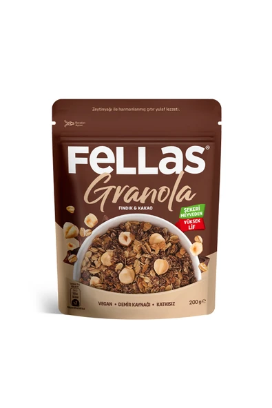 Fellas Granola - Fındık & Kakao (200 g) ürün görseli 1