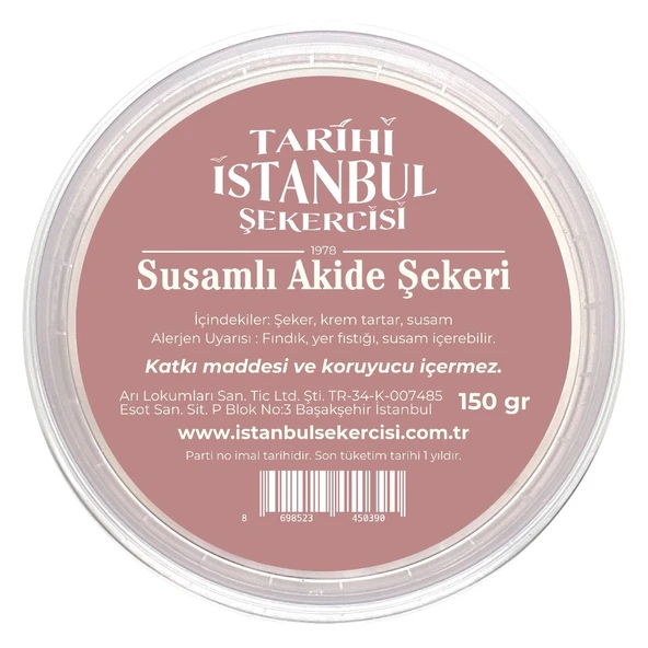 Susamlı Akide Şekeri 150 Gr - Resim 2
