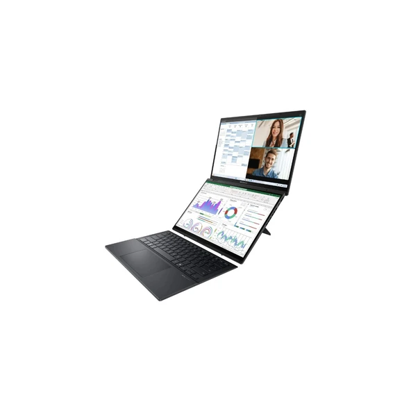 Zenbook Duo UX8406 UX8406CA-PZ210W Intel Ultra 9 285H 32GB Ram 2tb SSD 14 Inç OLED 120Hz Dokunmatik Windows 11 Taşınabilir Bilgisayar ürün görseli 1