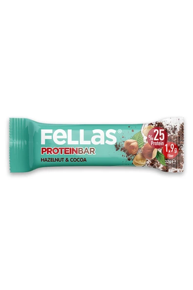 Fellas Protein Bar - Fındıklı ve Kakaolu (32 g) x 12 Adet ürün görseli 1