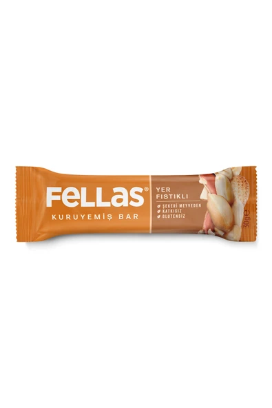 Fellas Yer Fıstıklı Kuruyemiş Bar (30 g) x 12 Adet ürün görseli 1