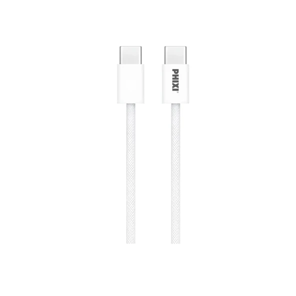 Phixi Force CB430 30W Type-C to Type-C Hasır Kablo – iPhone 15 ve Üzeri Uyumlu ürün görseli 1