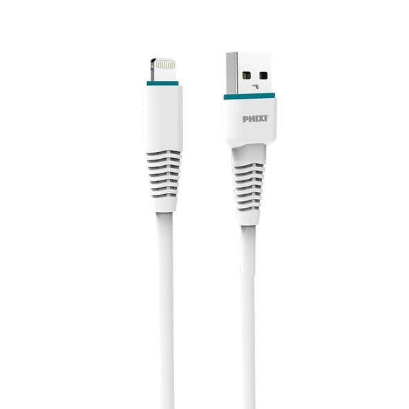 Phixi Force CB464L Esnek ve Güçlendirilmiş Lightning USB Şarj ve Data Kablo ürün görseli 1