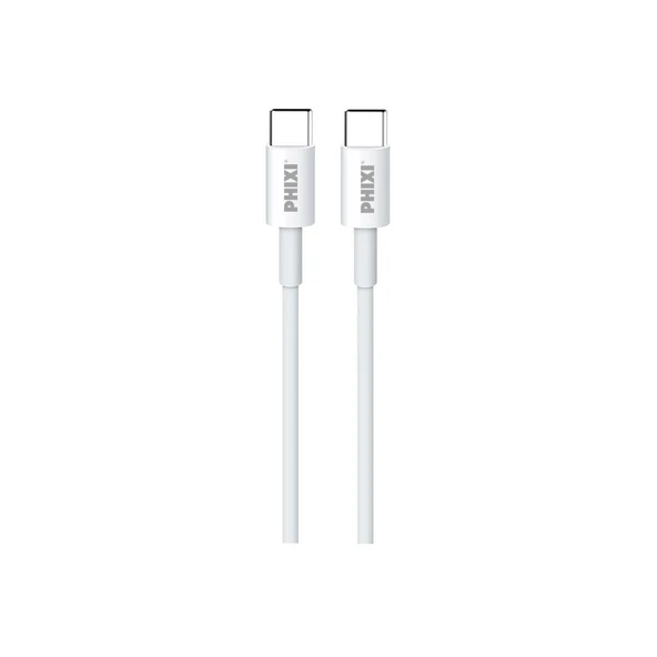 Phixi Basic CB412T Type-C to Type-C USB Şarj Kablosu ürün görseli 1