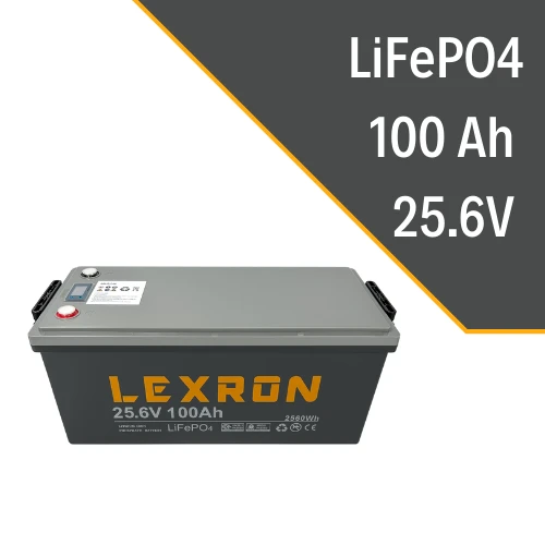 Lexron 100ah 25.6v Lityum Akü LXR24100L ürün görseli 1